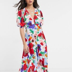 ASOS Floral Multicolor Dress